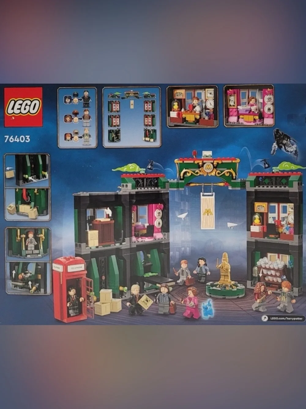 *NEW IN BOX• Harry Potter 76403 The Ministry Of Magic Building Set • Retired